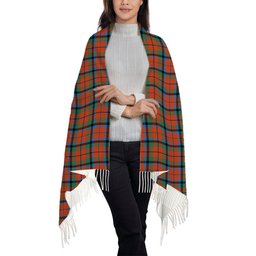 ScotsTee Shop Scottish MacCracken Ancient Solf Tartan Plaid Tassel Winter Scarf