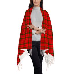 ScotsTee Shop Scottish MacDonnell of Keppoch Modern SC Solf Tartan Plaid Tassel Winter Scarf