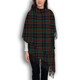 ScotsTee Shop Scottish MacDuff Hunting Modern Solf Tartan Plaid Tassel Winter Scarf
