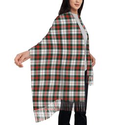 ScotsTee Shop Scottish MacDuff Dress Modern SC Solf Tartan Plaid Tassel Winter Scarf