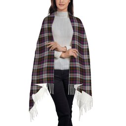 ScotsTee Shop Scottish MacDonald Dress Modern Solf Tartan Plaid Tassel Winter Scarf