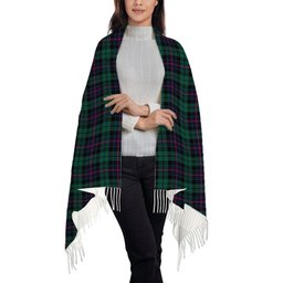 ScotsTee Shop Scottish Morrison Hunting Modern Solf Tartan Plaid Tassel Winter Scarf
