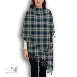 ScotsTee Shop Scottish Gordon Dress 3 Solf Tartan Plaid Tassel Winter Scarf