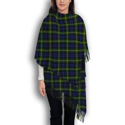 ScotsTee Shop Scottish Gordon of Esslemont Solf Tartan Plaid Tassel Winter Scarf