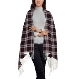 ScotsTee Shop Scottish MacPherson of Pitmain Solf Tartan Plaid Tassel Winter Scarf