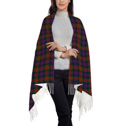 ScotsTee Shop Scottish MacLagan of Glenquiech Solf Tartan Plaid Tassel Winter Scarf
