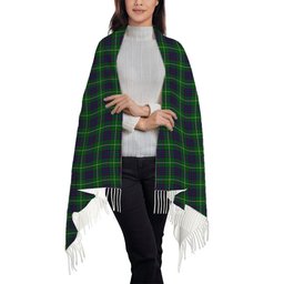 ScotsTee Shop Scottish MacIntyre Hunting Solf Tartan Plaid Tassel Winter Scarf