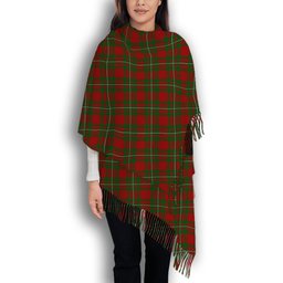 ScotsTee Shop Scottish MacGregor 1800 Clan Solf Tartan Plaid Tassel Winter Scarf