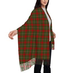 ScotsTee Shop Scottish MacGregor 1800 Clan Solf Tartan Plaid Tassel Winter Scarf