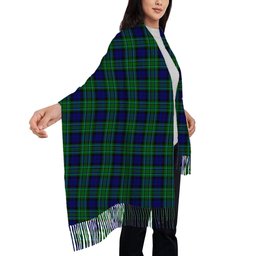 ScotsTee Shop Scottish MacCallum Modern SC Solf Tartan Plaid Tassel Winter Scarf