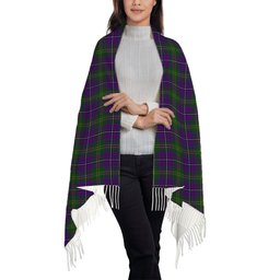 ScotsTee Shop Scottish Hay of Megginch Solf Tartan Plaid Tassel Winter Scarf