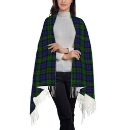 ScotsTee Shop Scottish MacEwen Solf Tartan Plaid Tassel Winter Scarf