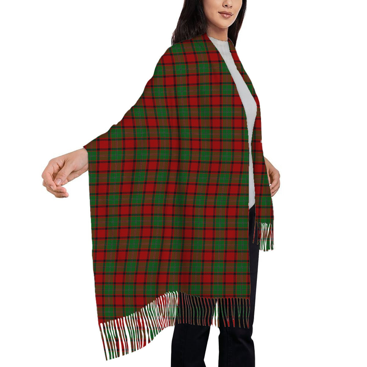 ScotsTee Shop Scottish McPhail Solf Tartan Plaid Tassel Winter Scarf
