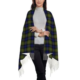 ScotsTee Shop Scottish McLaren Modern Solf Tartan Plaid Tassel Winter Scarf