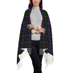 ScotsTee Shop Scottish MacNeil of Colonsay 2 Solf Tartan Plaid Tassel Winter Scarf