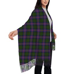 ScotsTee Shop Scottish MacNeil of Colonsay 2 Solf Tartan Plaid Tassel Winter Scarf