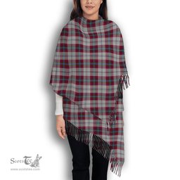 ScotsTee Shop Scottish MacLean of Duart Dress 4 Solf Tartan Plaid Tassel Winter Scarf