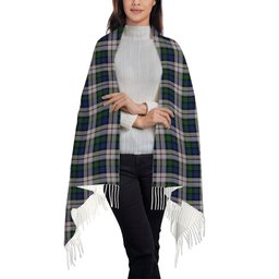 ScotsTee Shop Scottish Lauder Dress Solf Tartan Plaid Tassel Winter Scarf