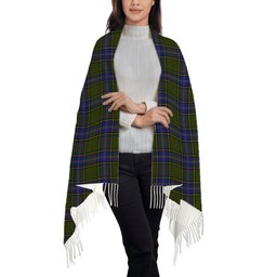 ScotsTee Shop Scottish MacMillan Hunting 2 Solf Tartan Plaid Tassel Winter Scarf
