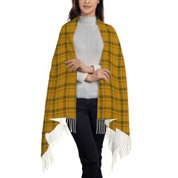 ScotsTee Shop Scottish Houston Modern Solf Tartan Plaid Tassel Winter Scarf