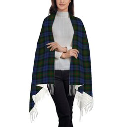 ScotsTee Shop Scottish Louise of Lorne Solf Tartan Plaid Tassel Winter Scarf
