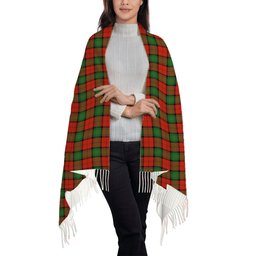 ScotsTee Shop Scottish Stewart of Atholl Ancient Solf Tartan Plaid Tassel Winter Scarf