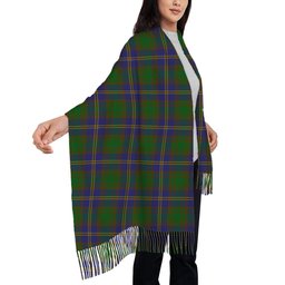 ScotsTee Shop Scottish Strange of Balkaskie Solf Tartan Plaid Tassel Winter Scarf