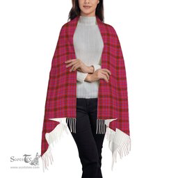 ScotsTee Shop Scottish Lumsden of Clova Modern Solf Tartan Plaid Tassel Winter Scarf