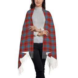 ScotsTee Shop Scottish Wishart Dress Ancient Solf Tartan Plaid Tassel Winter Scarf