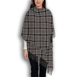 ScotsTee Shop Scottish Thompson Grey Dress Solf Tartan Plaid Tassel Winter Scarf