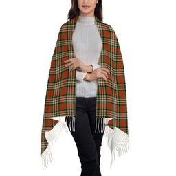 ScotsTee Shop Scottish MakGill Ancient Solf Tartan Plaid Tassel Winter Scarf