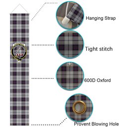 ScotsTee Shop Scottish Alexander of Menstry Dress Tartan Front Porch Sign Set, Hanging Banner Set