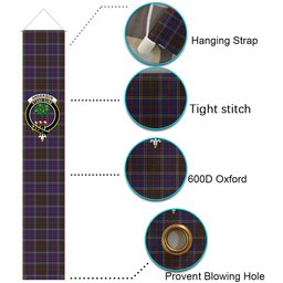 ScotsTee Shop Scottish Anderson W L Anderson, Stirling Tartan Front Porch Sign Set, Hanging Banner Set