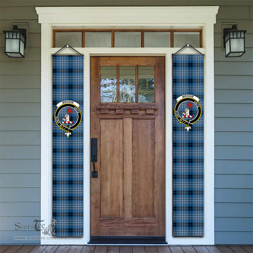 ScotsTee Shop Scottish Brodie Countryfare Ancient Tartan Front Porch Sign Set, Hanging Banner Set