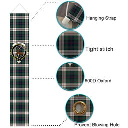 ScotsTee Shop Scottish Blair Dress Modern Tartan Front Porch Sign Set, Hanging Banner Set