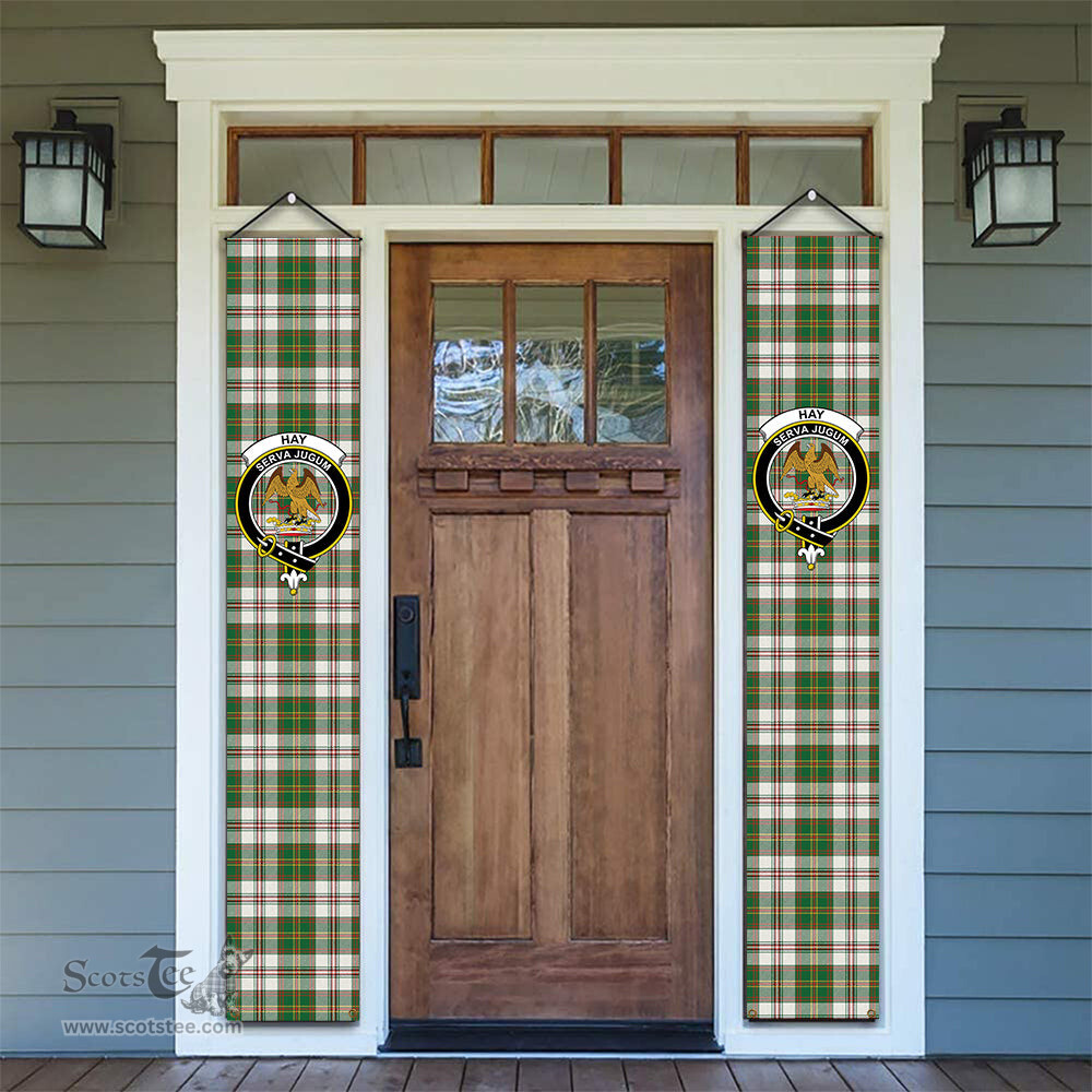 ScotsTee Shop Scottish Hay Dress Ancient Tartan Front Porch Sign Set, Hanging Banner Set