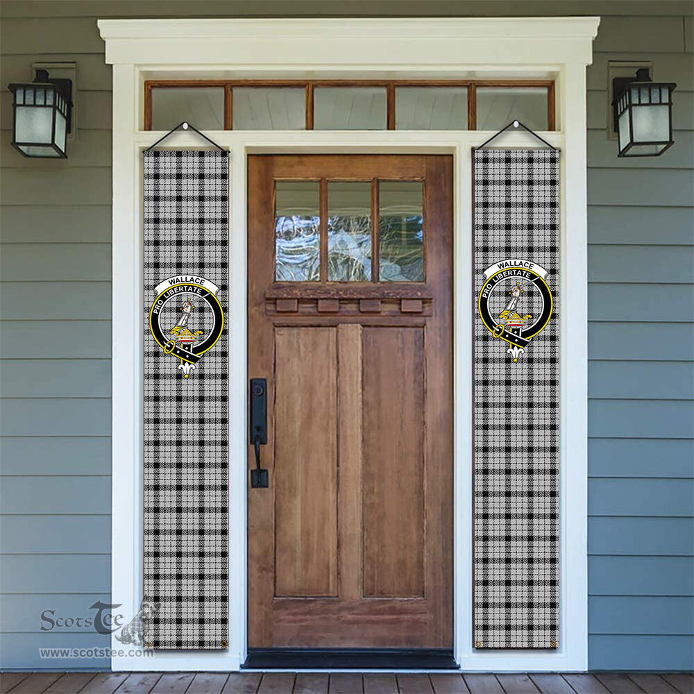 ScotsTee Shop Scottish Wallace Dress Tartan Front Porch Sign Set, Hanging Banner Set