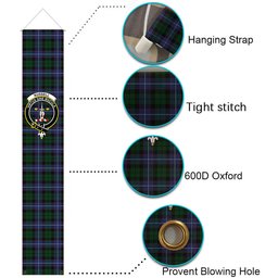 ScotsTee Shop Scottish Russell Tartan Front Porch Sign Set, Hanging Banner Set