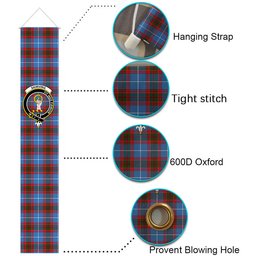 ScotsTee Shop Scottish Skirving Tartan Front Porch Sign Set, Hanging Banner Set
