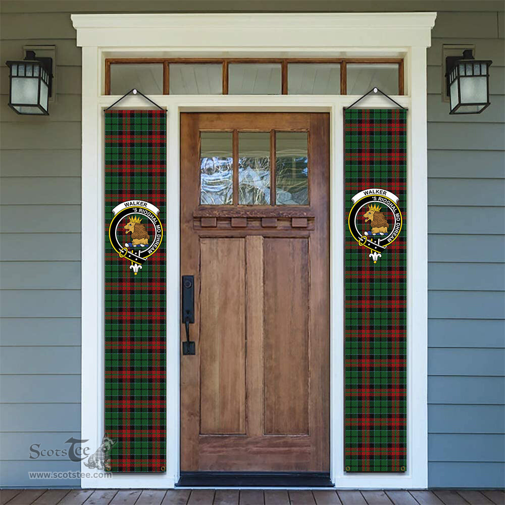 ScotsTee Shop Scottish Walker James Tartan Front Porch Sign Set, Hanging Banner Set