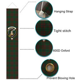 ScotsTee Shop Scottish Matheson Hunting Highland Society of London Tartan Front Porch Sign Set, Hanging Banner Set