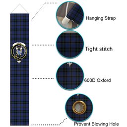 ScotsTee Shop Scottish Hope-Weir Weir 1 Tartan Front Porch Sign Set, Hanging Banner Set