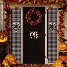 ScotsTee Shop Scottish Little Arisaid Tartan Front Porch Sign Set, Hanging Banner Set