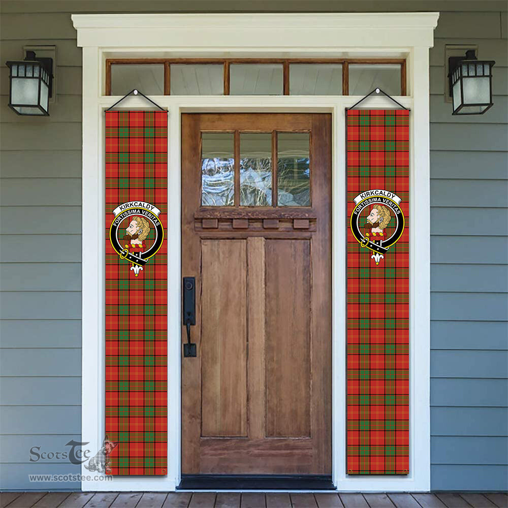 ScotsTee Shop Scottish Kirk Ancient Tartan Front Porch Sign Set, Hanging Banner Set