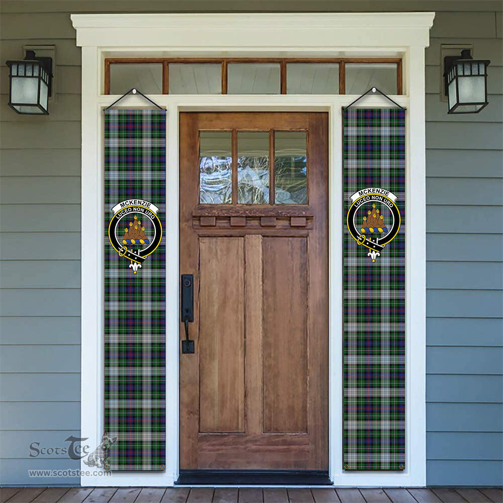 ScotsTee Shop Scottish McKenzie Dress Tartan Front Porch Sign Set, Hanging Banner Set