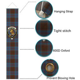 ScotsTee Shop Scottish MacGregor Hastie Tartan Front Porch Sign Set, Hanging Banner Set
