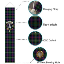 ScotsTee Shop Scottish McCallum #2 Tartan Front Porch Sign Set, Hanging Banner Set