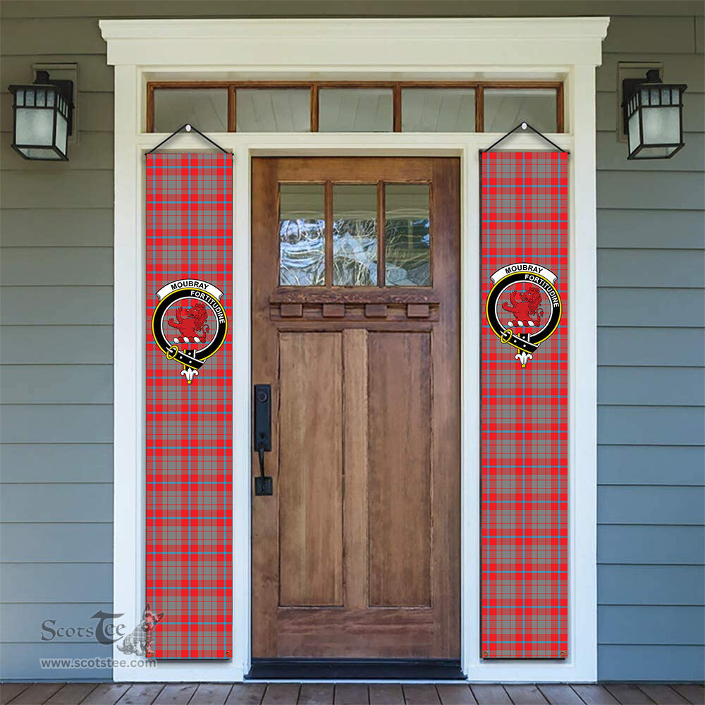 ScotsTee Shop Scottish Moubray Tartan Front Porch Sign Set, Hanging Banner Set