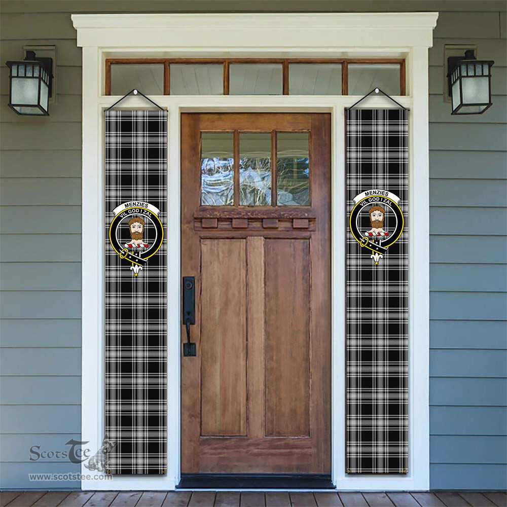 ScotsTee Shop Scottish Menzies 1938 Tartan Front Porch Sign Set, Hanging Banner Set