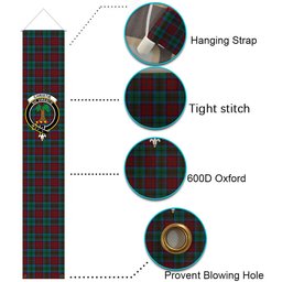 ScotsTee Shop Scottish Christie, Keith & Family Tartan Front Porch Sign Set, Hanging Banner Set